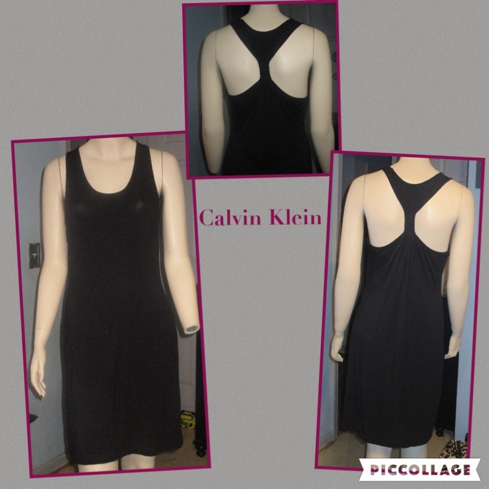 Calvin Klein Halter Dress - Black